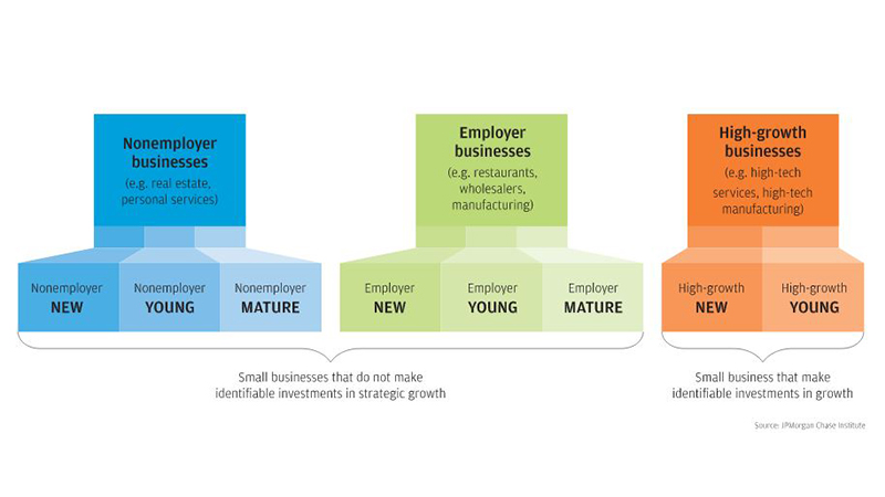 Infographic describes about Key Small Business Segments
