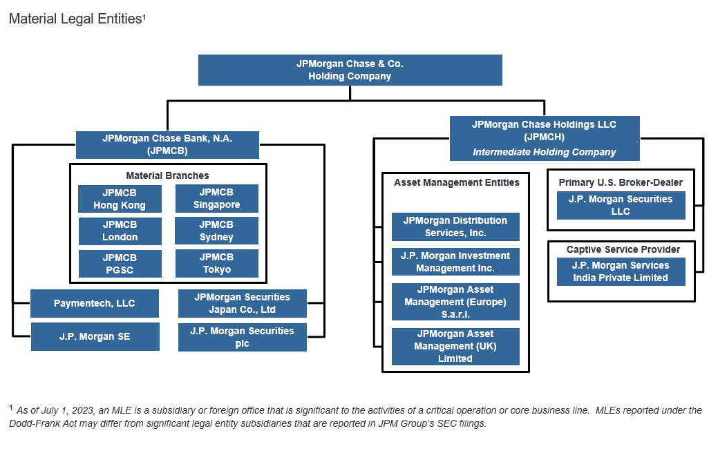 Material Legal Entities