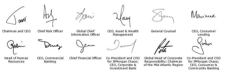 operating committee signatures