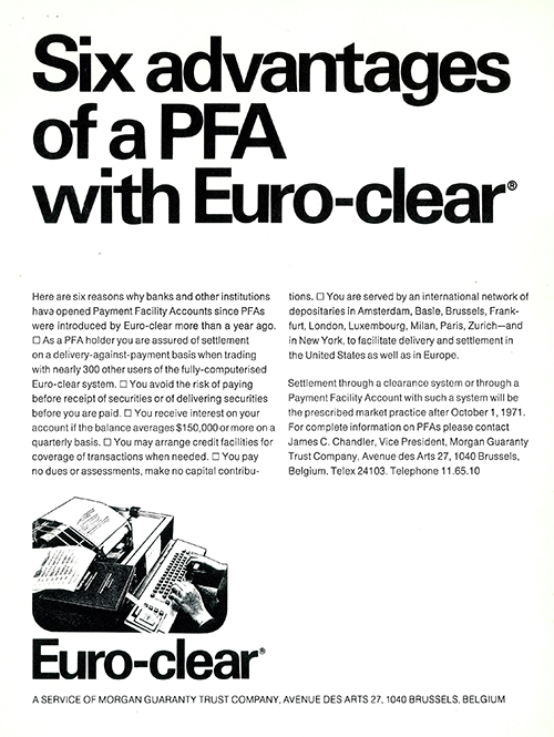 1968- Euroclear