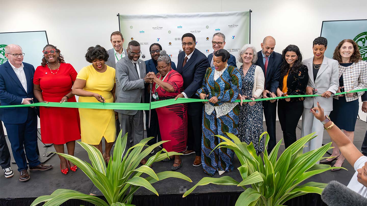 Sankofa ribbon cutting event