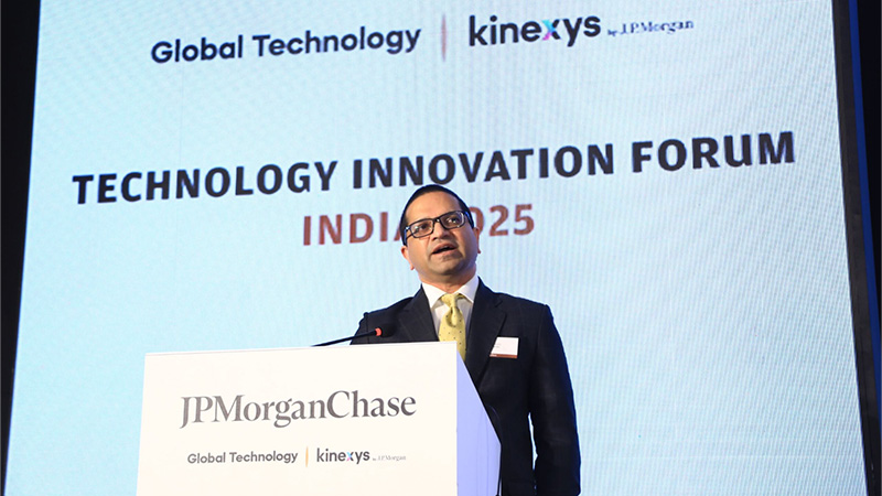 Speaker at the Technology Innovation Forum India 2025,  organized by JPMorgan Chase's Global Technology and Kinexys.