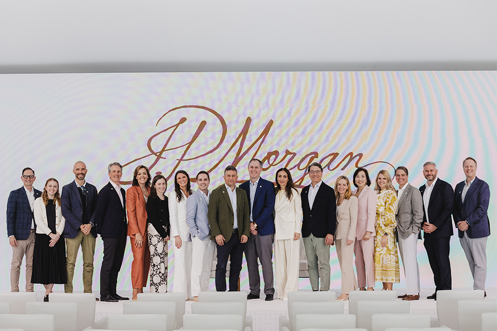 Our Steering Committee for the J.P. Morgan Advisors Exchange, an annual Global Private Bank event for our family office clients, is shown above.