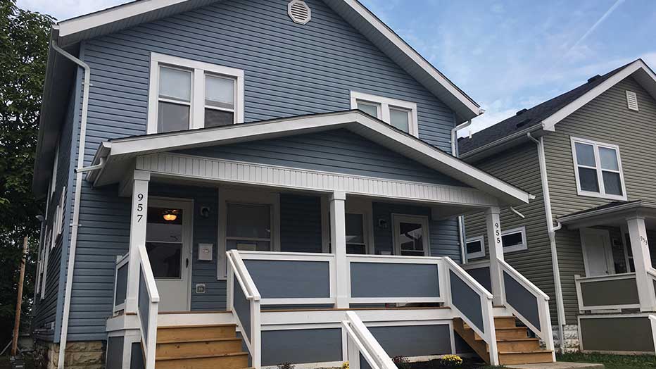 One of Nationwide Children’s Hospital’s renovated Healthy Homes on Columbus’ South side.